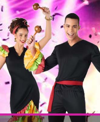 Disfraces de rumberos para adultos e infantiles